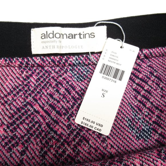 Anthropologie Aldomartins Beatriz Floral Knit Sweater Mini Skirt Small - Picture 10 of 10